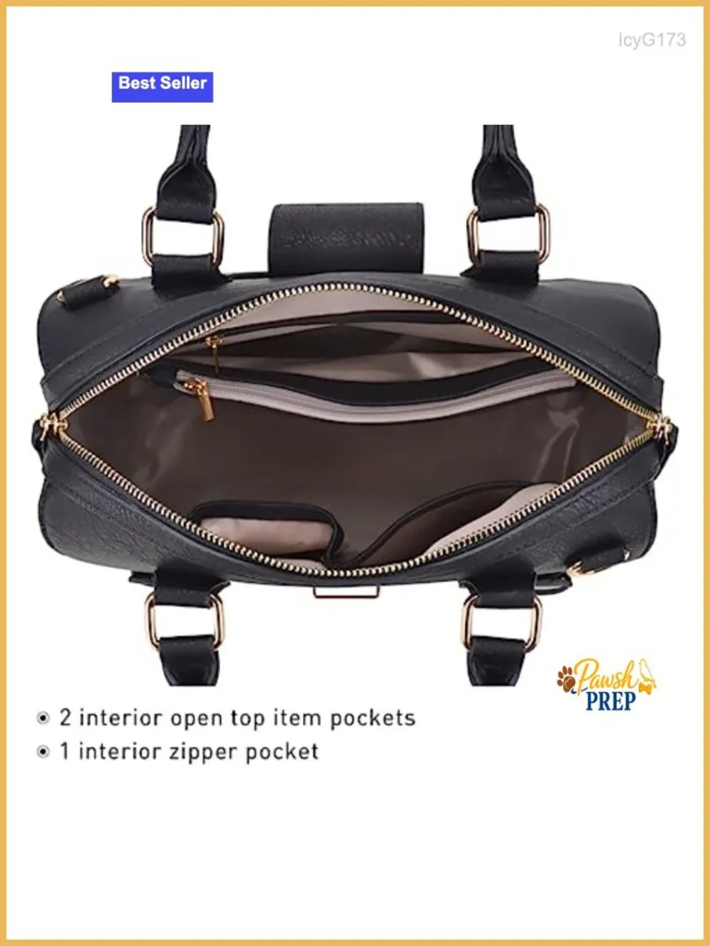 Vegan Leather Satchel Purse Top Handle Shoulder Bag Work Tote